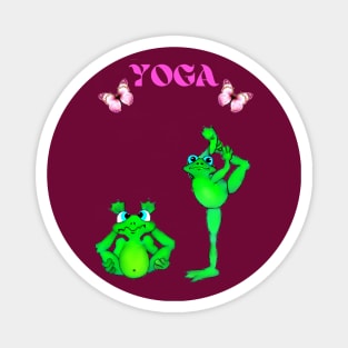 YOGA FROGS Magnet